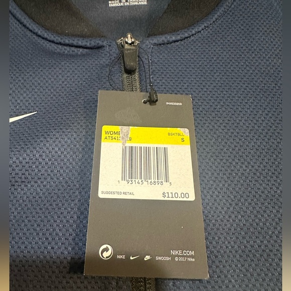 NEW Nike Therma Flex Women’s Basketball Zip Jacket Navy Blue SMALL - Picture 5 of 7